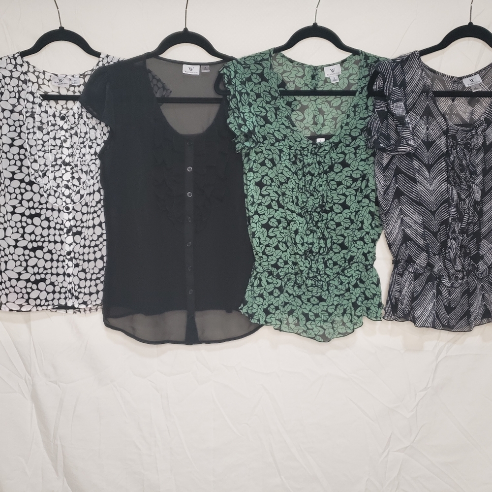 Women's Worthington Blouses Size Small (Lot of 4)